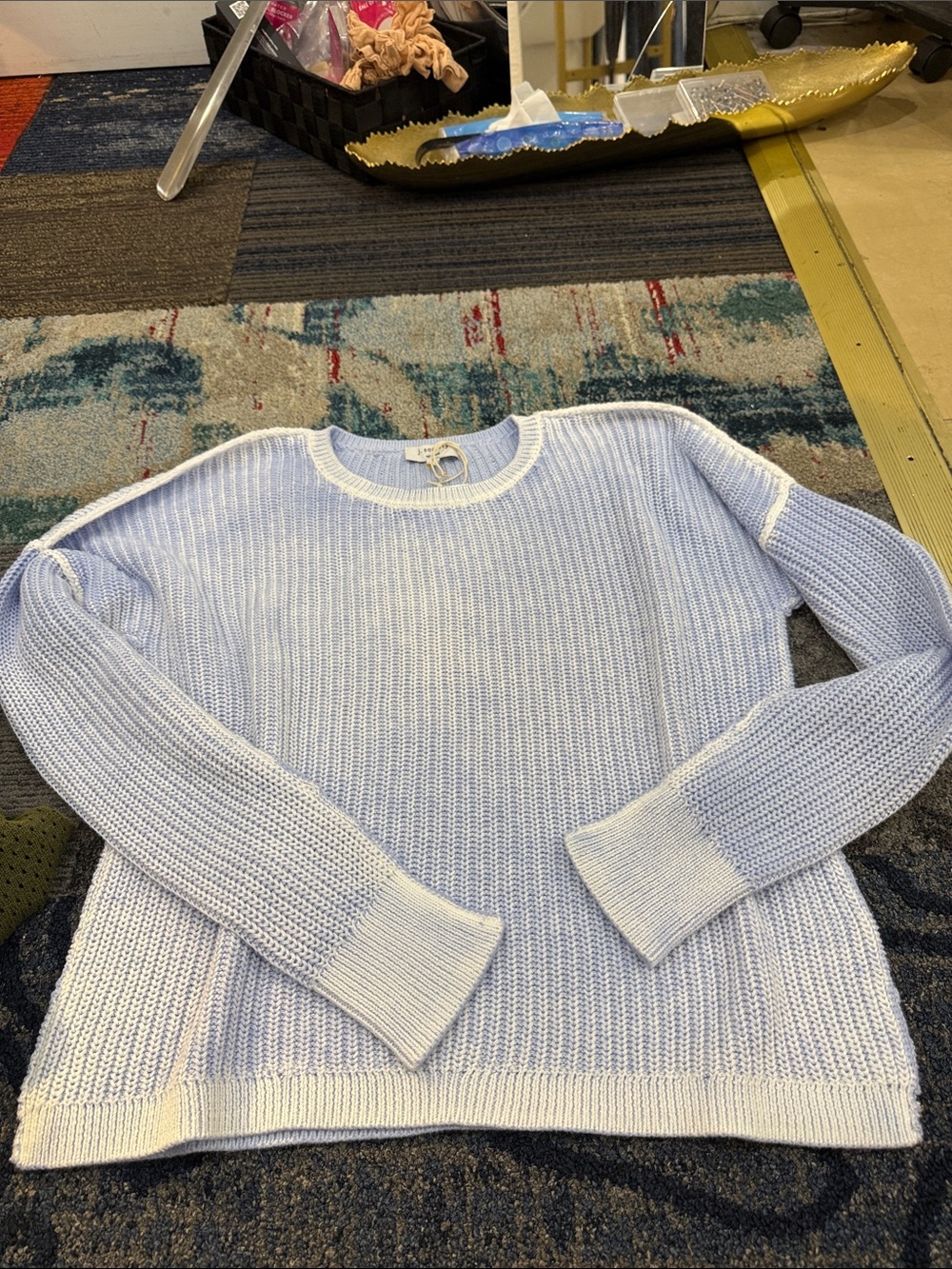 J Society Light Blue Sweater JS23124